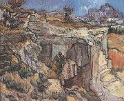 Vincent Van Gogh Entrance to a Quarry near Saint-Remy (nn04) china oil painting artist